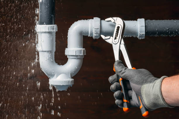 Professional Emergency Plumber technician working in Camden, IN